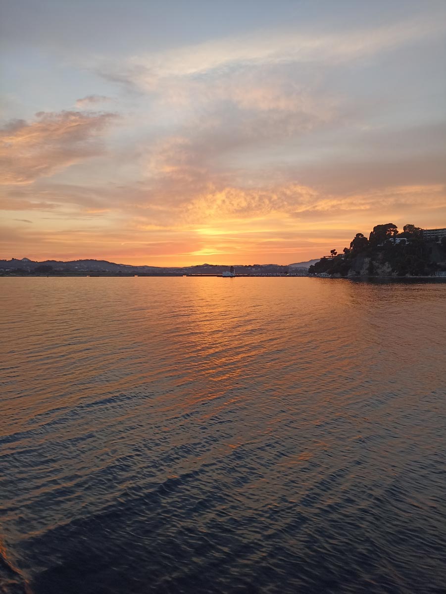 corfu cruises sunset mouse island sunset 2